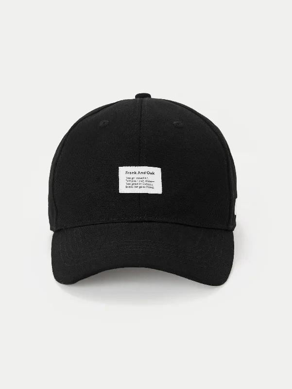 The Dad Cap in Black