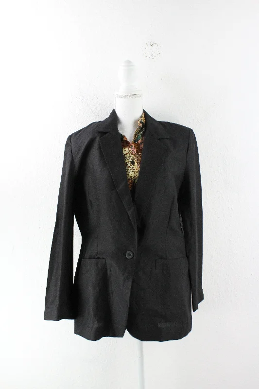 Vintage Black Partners Blazer (M)