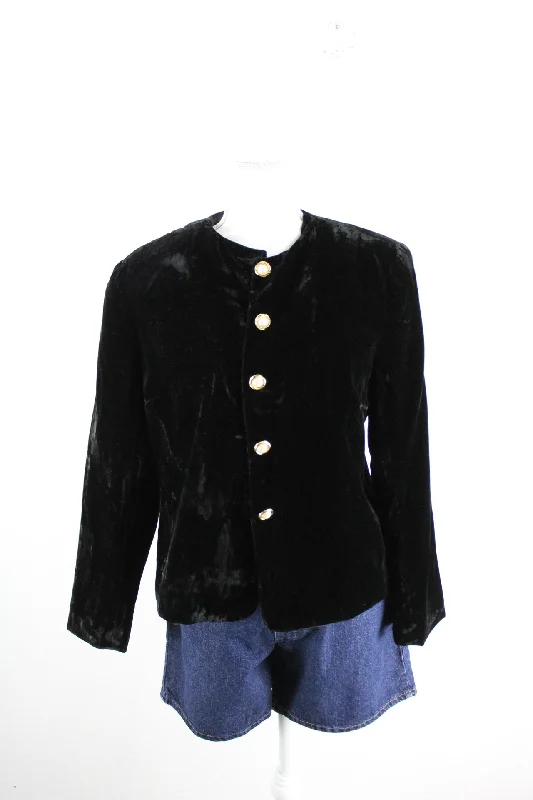 Vintage Black Velvet Balzer (S)