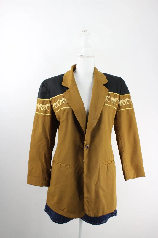 Vintage Lion Blazer (L)